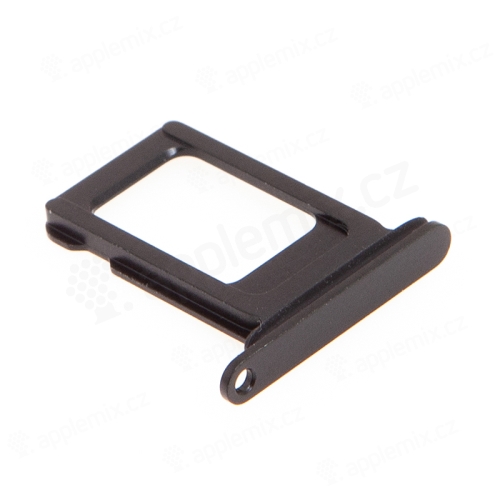 Rámeček / šuplík na Nano SIM pro Apple iPhone 14 / 14 Plus - černý - kvalita A+