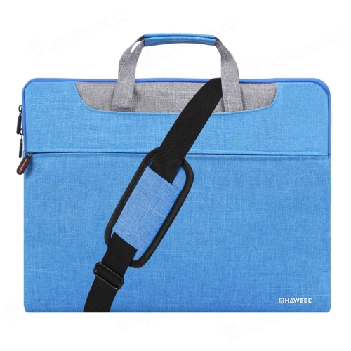 HAWEEL Puzdro na zips pre Apple MacBook Pro 15" / 16" - Látkové - Modré