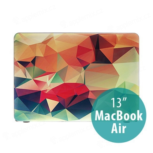 Obal pro Apple MacBook Air 13.3 plastový - 3D tvary