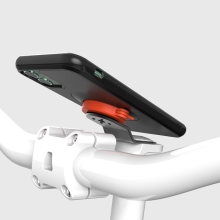 Držák na kolo Gear Lock pod zátku Ahead vidlice + kryt pro Apple iPhone 7 / 8 / SE (2020) / SE (2022) - plastový - černý