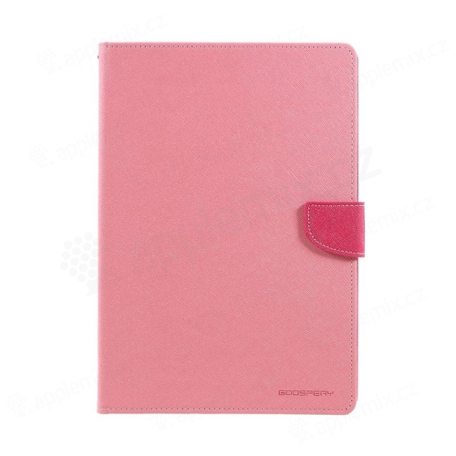 Pouzdro MERCURY Fancy Diary pro Apple iPad 9,7 (2017-2018) - stojánek a prostor na doklady - růžové / tmavě růžové
