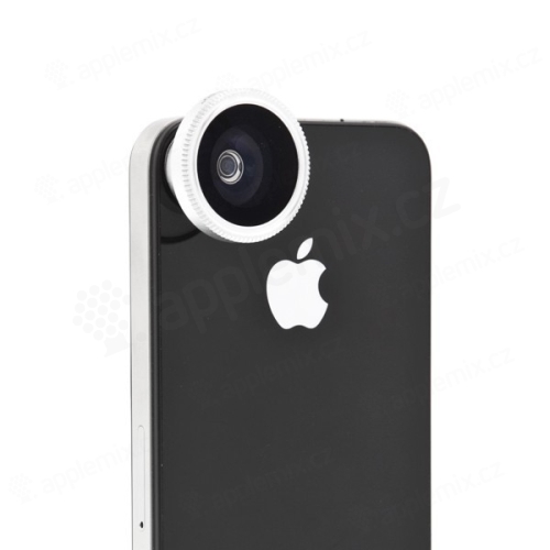 Širokoúhlý objektiv (rybí oko 180°) pro Apple iPhone 4 / 4S (obj. 13mm)