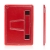 Gumový kryt + stojánek pro Apple iPad Air 2 - pásek na ruku - červený