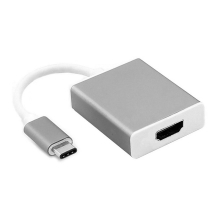 Přepojka / redukce pro Apple iPad / MacBook - USB-C na HDMI - 10cm - stříbrná