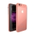 Kryt IPAKY pro Apple iPhone 6 / 6S - plastový / gumový - průhledný / růžový
