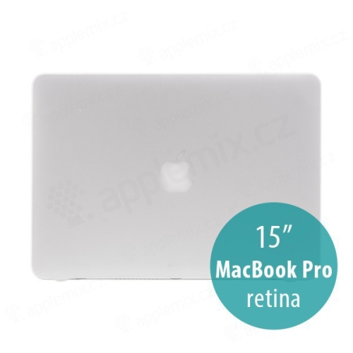 Tenký ochranný plastový obal pro Apple MacBook Pro 15.4 Retina (model A1398) - matný - průhledný