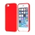 Kryt pro Apple iPhone 5 / 5S / SE - gumový - příjemný na dotek - červený
