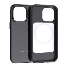 Kryt CHOETECH pro Apple iPhone 13 Pro - Magsafe kompatibilní - gumový - černý