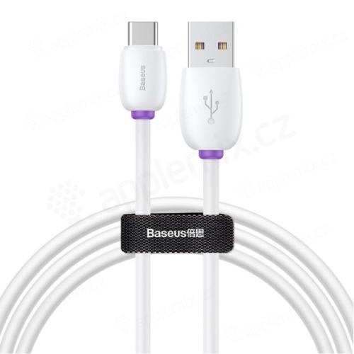BASEUS USB-C - Synchronizačný a nabíjací kábel USB 3.0 - 1 m - biely