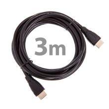 Kabel PREMIUMCORD HDMI-HDMI propojovací - podpora Ethernet - černý - 3m