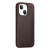 Kryt ICARER pre Apple iPhone 13 mini - Podpora MagSafe - kožený - hnedý