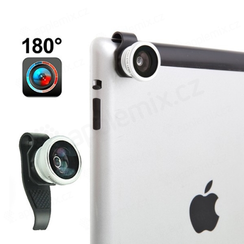 Širokoúhlý objektiv (rybí oko 180°) s osazovacím klipem pro Apple iPhone