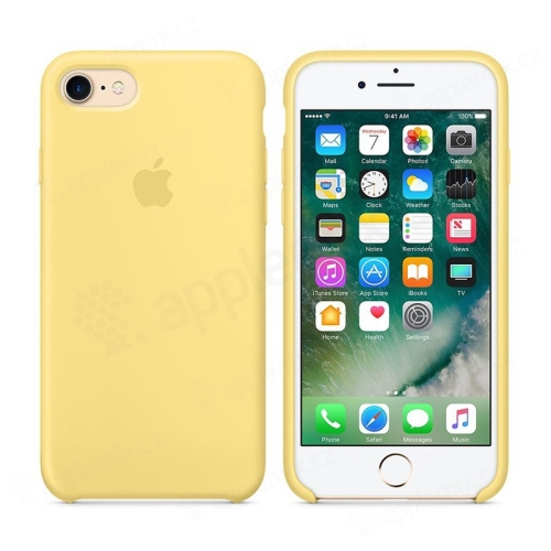 Originální kryt pro Apple iPhone 7 / 8 - silikonový - slunečnicově žlutý