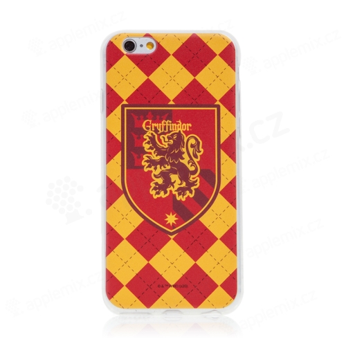 Kryt Harry Potter pre Apple iPhone 6 / 6S - gumový - s emblémom Nebelvíru