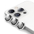 Tvrzené sklo (Tempered Glass) ENKAY pro Apple iPhone 15 Pro / 15 Pro Max - na čočku kamery - stříbrné