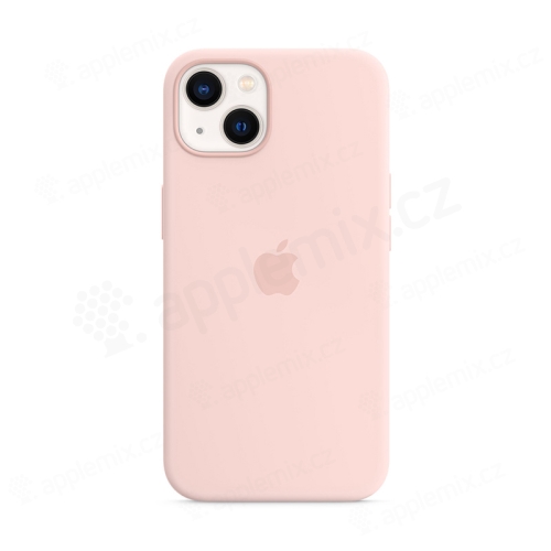 Originální kryt s MagSafe pro Apple iPhone 13 - silikonový - křídově růžový