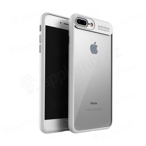 Kryt IPAKY pro Apple iPhone 7 Plus / 8 Plus - plastový / gumový - průhledný / bílý