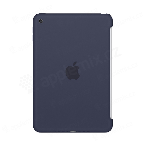 Originální kryt pro Apple iPad mini 4 - výřez pro Smart Cover - silikonový - půlnočně modrý
