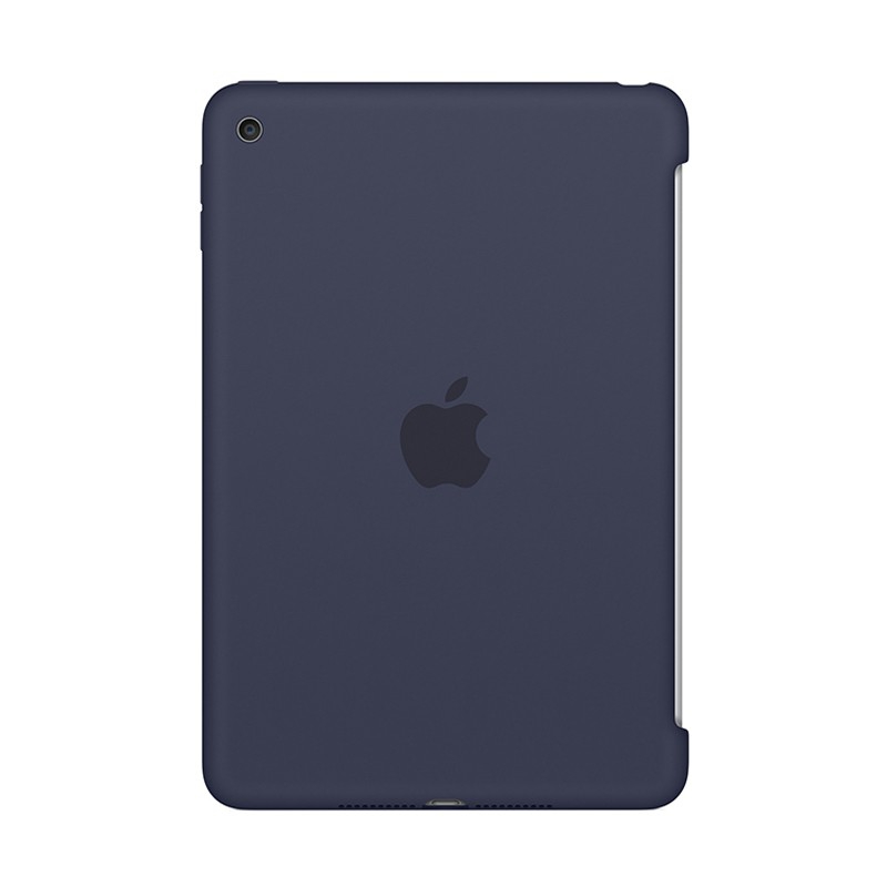 Originální kryt pro Apple iPad mini 4 - výřez pro Smart Cover - silikonový - půlnočně modrý