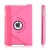 Pouzdro / kryt pro Apple iPad mini / mini 2 / mini 3 - 360° otočný držák - růžové