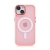 Kryt pro Apple iPhone 15 - podpora MagSafe - plastový / silikonový - růžový