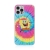 Kryt Sponge Bob pre Apple iPhone 12 Pro Max - gumový - psychedelický Sponge Bob