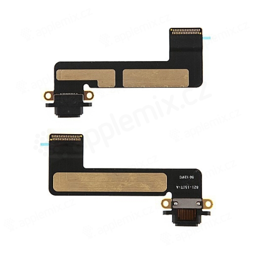 Flex kábel s konektorom Lightning pre Apple iPad mini - čierny - kvalita A+