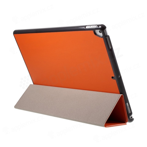 Puzdro / kryt pre Apple iPad Pro 12,9" / 12,9" (2017) - integrovaný stojan - umelá koža - oranžová