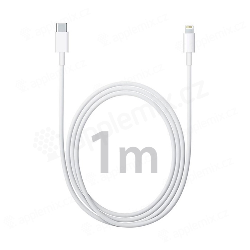 Originálny kábel Apple USB-C / Lightning - 1 m - biely (hromadné balenie)