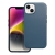 Kryt pre Apple iPhone 14 - Podpora MagSafe - umelá koža - džínsovo modrý