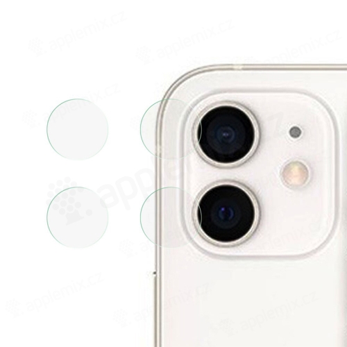 Tvrdené sklo pre Apple iPhone 11 / 12 / 12 mini - na objektív fotoaparátu - 2x 2 kusy