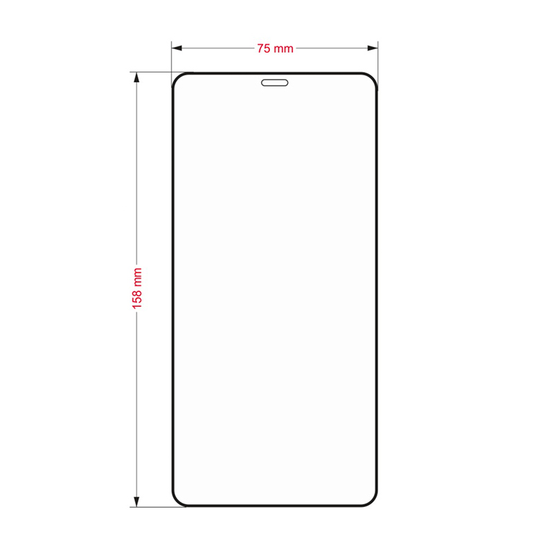 Tvrzené sklo (Tempered Glass) SWISSTEN pro Apple iPhone 12 Pro Max - 3D - černý rámeček - 0,3mm