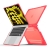 Kryt / puzdro pre Apple MacBook Air 15" (A2941) - plast / guma - odolný - červený