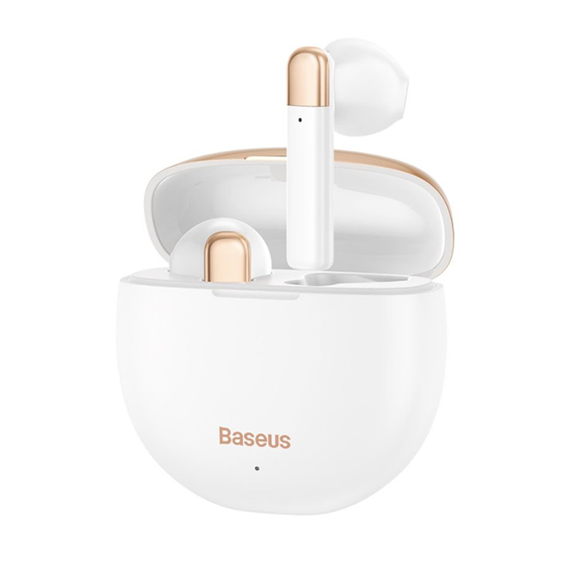 Bezdrátová Bluetooth sluchátka BASEUS Encok W2 - bílá; NGW2-02