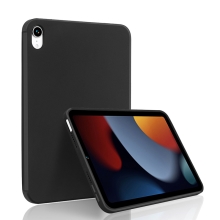 Kryt pro Apple iPad mini 6 - příjemný na dotek - silikonový - černý