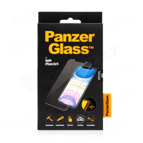 Tvrzené sklo (Tempered Glass) PANZERGLASS pro Apple iPhone Xr / 11 - standard fit - čiré - 0,4mm