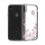 Kryt KAVARO pro Apple iPhone X - s kamínky Swarowski - plastový - motýl a květiny - průhledný / černý