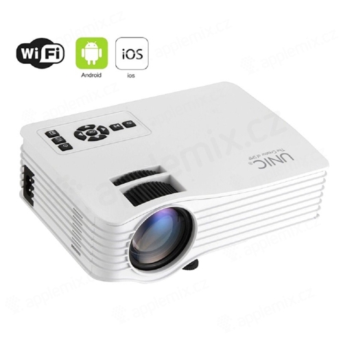 Mini projektor UNIC UC 36+ - WiFi / HDMI / USB - bílý
