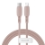 Synchronizačný a nabíjací kábel BASEUS - Lightning pre zariadenia Apple - USB-C - 1,2 m - ružový