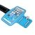 Sportovní pouzdro pro Apple iPhone 6 / 6s / 7 / 8 Plus a X / Xs / Xr - reflexní pruh - modré