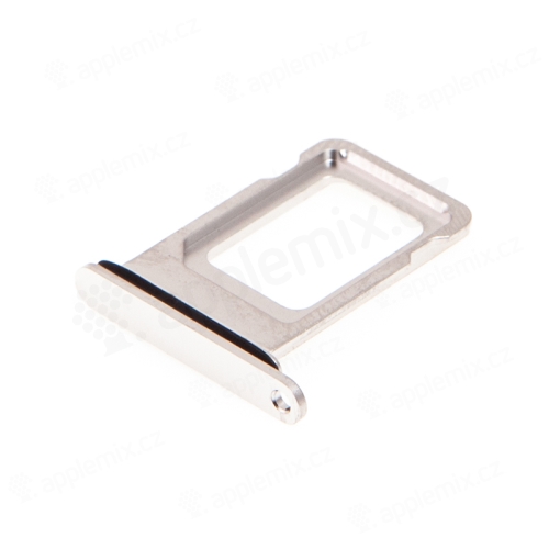 Rámeček / šuplík na Nano SIM pro Apple iPhone 13 Pro / 13 Pro Max - stříbrný - kvalita A+
