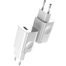 Nabíječka / EU napájecí adaptér BASEUS - 1x USB - 24W QuickCharge - bílý