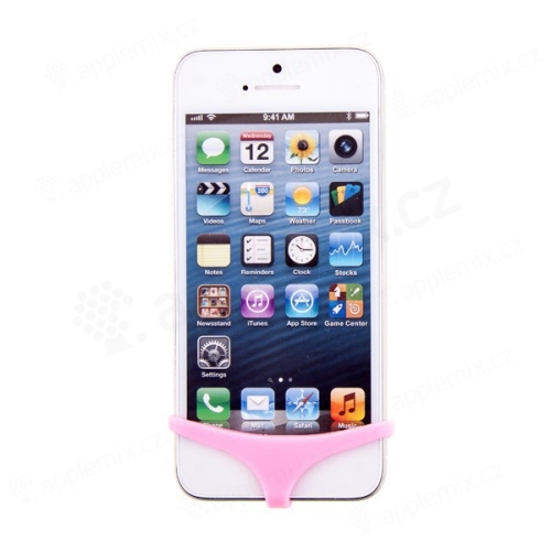 Růžová tanga na Home Button pro Apple iPhone 4 / 4S / 5 / 5C / 5S / SE