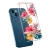 Kryt pro Apple iPhone 13 mini - plastový / gumový - palmy a květy ibišku