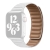 Řemínek pro Apple Watch Ultra 49mm / 45mm / 44mm / 42mm - magnetický - kožený - bílý