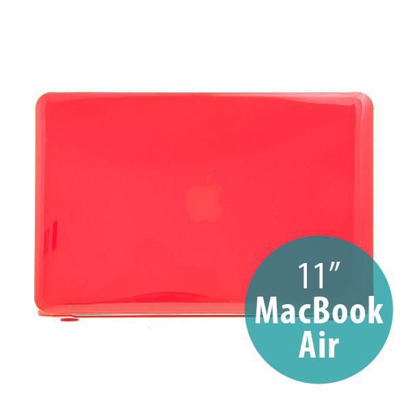 Tenký ochranný plastový obal pro Apple MacBook Air 11.6 - lesklý - červený