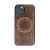 Kryt pro Apple iPhone 12 / 12 Pro - mandala - MagSafe kompatibilní - umělá kůže / dřevěný - tmavě hnědý
