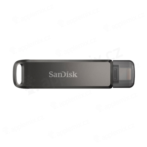 Flash disk SanDisk iXpand 64 GB 2v1 pro Apple iPhone / iPad / Mac - Lightning / USB-C - kovový - šedý