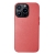 Kryt pre Apple iPhone 13 Pro Max - umelá koža / plast - červený