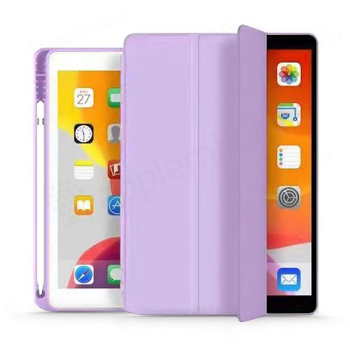 Pouzdro / kryt TECH-PROTECT pro Apple iPad 10,2" (2019 - 2021) - chytré uspání - prostor pro Pencil - fialové